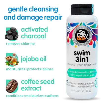 SoCozy Kids Swim shampoo texture and consistency
