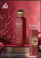 Authentic Lattafa Badee Al Oud Sublime all over mist bottle showcasing the premium packaging details