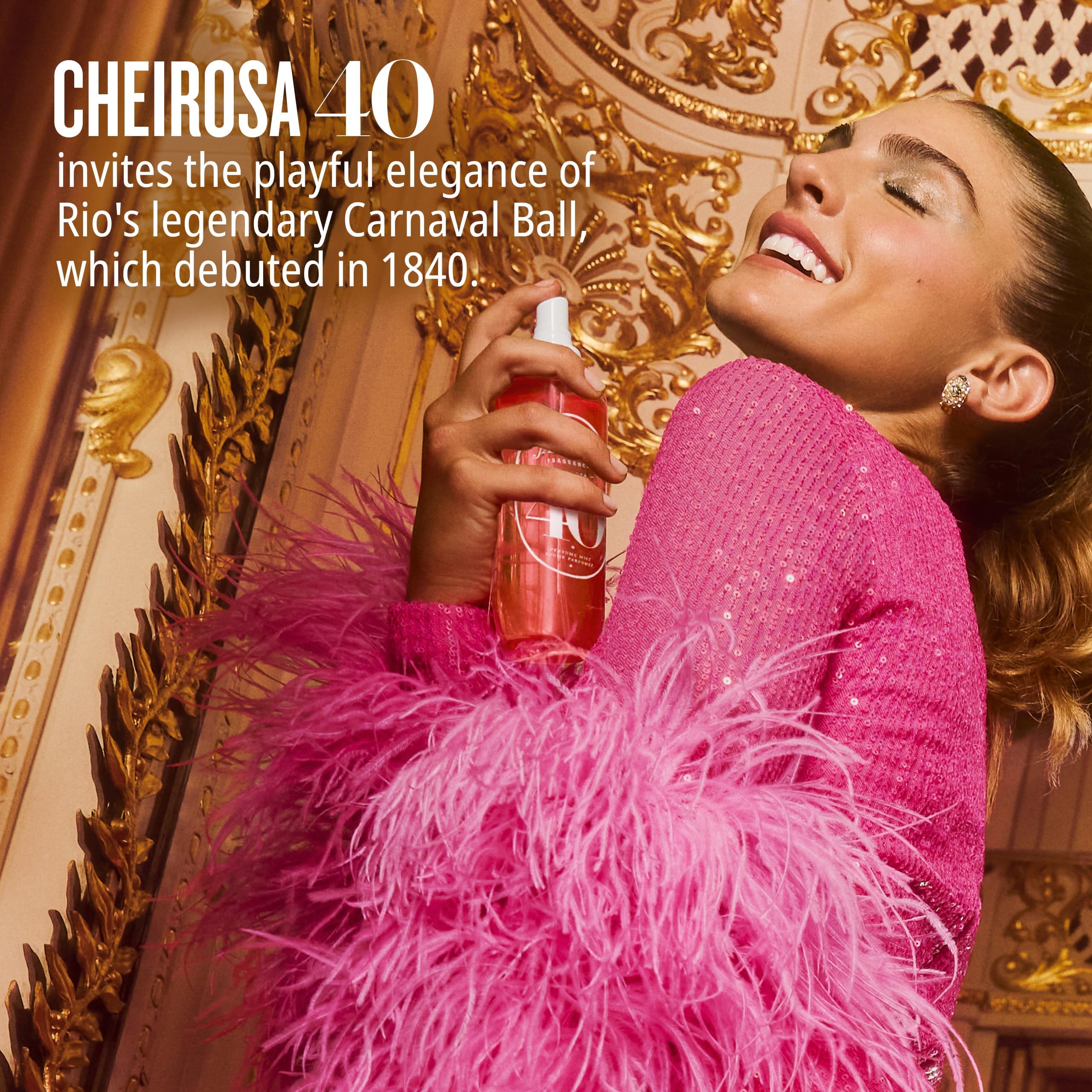 Sol de Janeiro Cheirosa 40 floral gourmand hair mist bottle showing brand packaging
