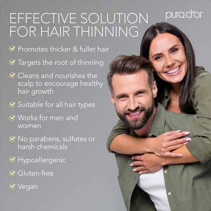 Pura D'or sulfate-free shampoo for thinning hair