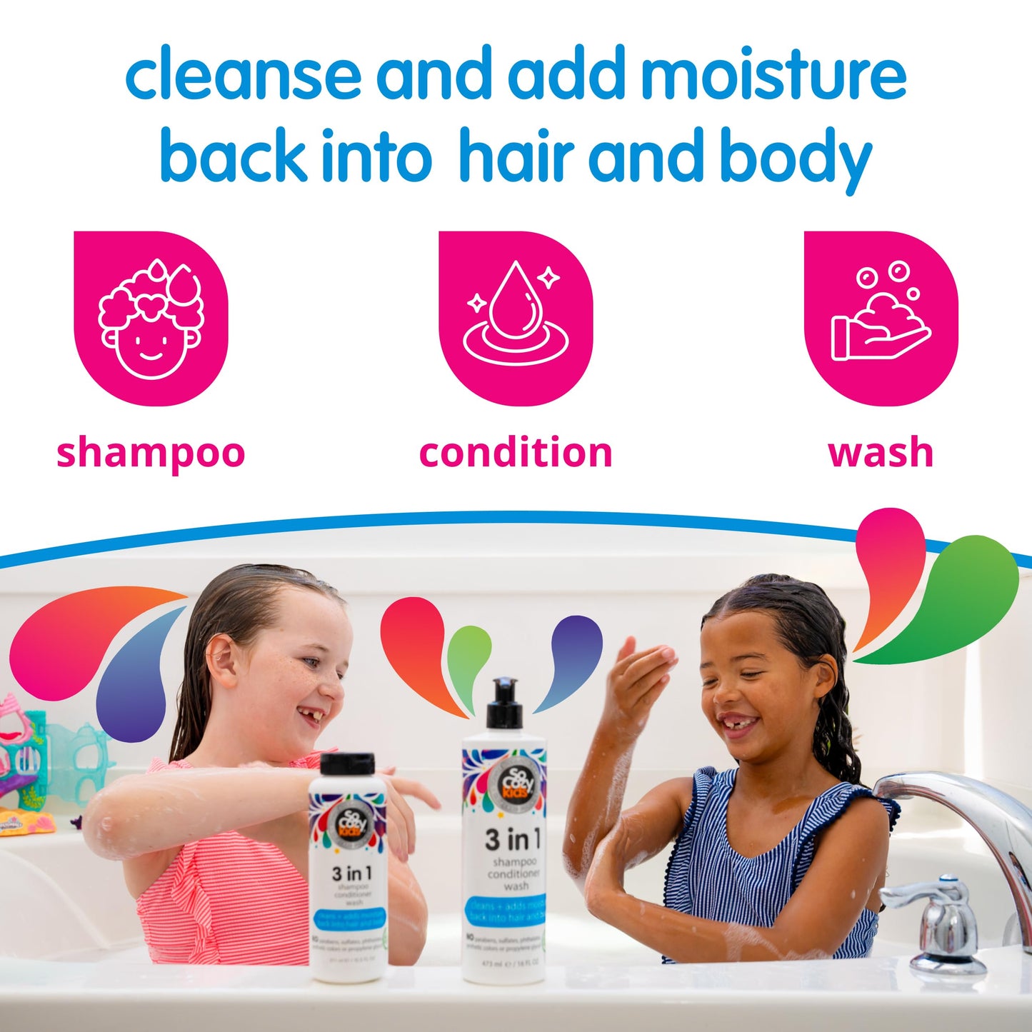 SoCozy kids 16 fluid ounce bottle label details