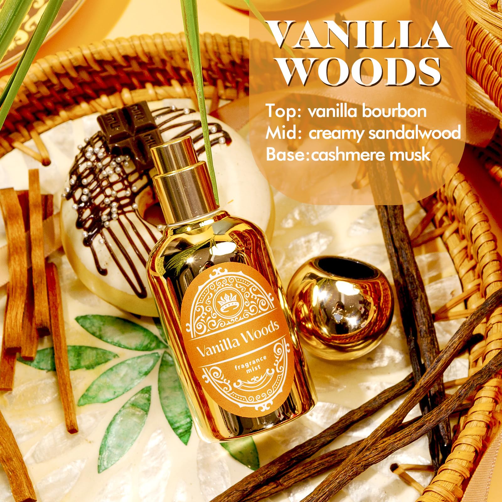 CLESH fragrance mist set featuring Vanilla Woods Cloud Serenade and Jasmine Breeze