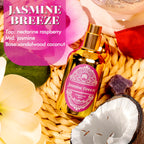 CLESH travel size body mist bottles with elegant gold exterior packaging