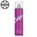 Back label details of imported Curve Crush fragrance mist