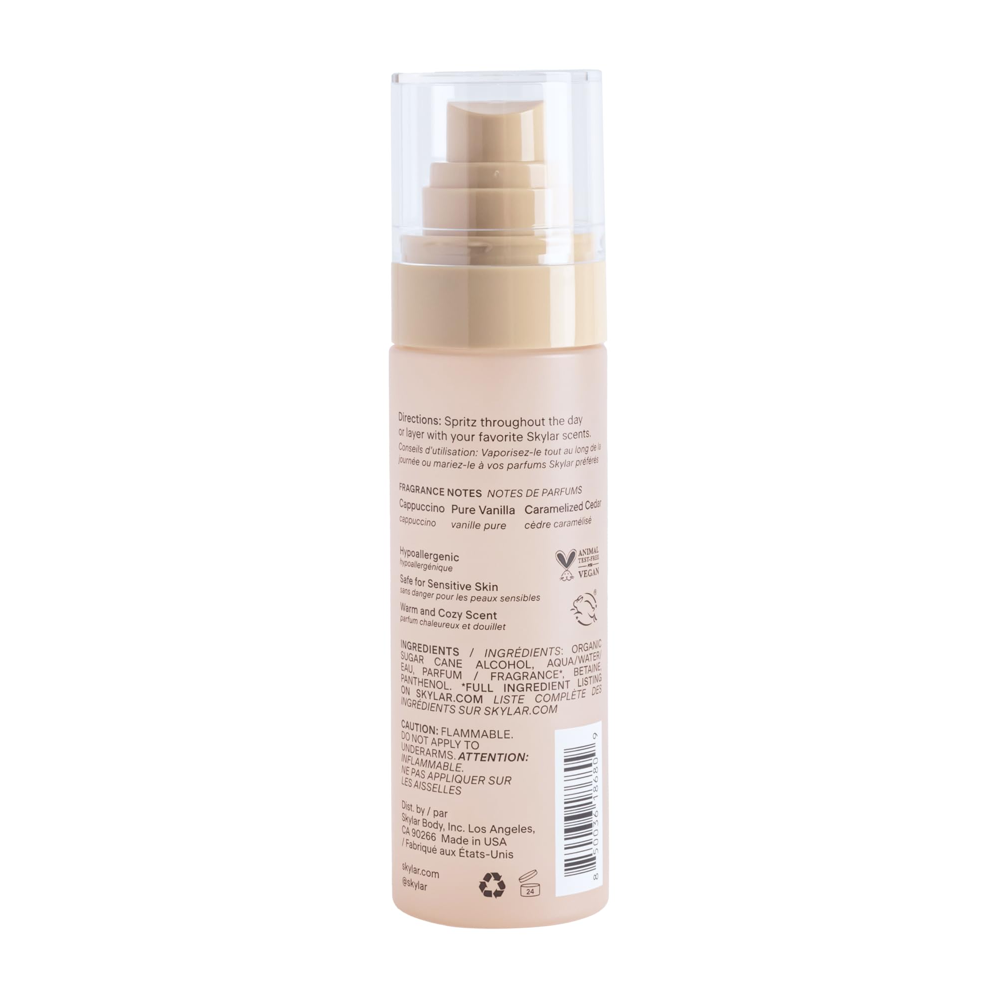 Skylar Vanilla Sky clean beauty fragrance branding