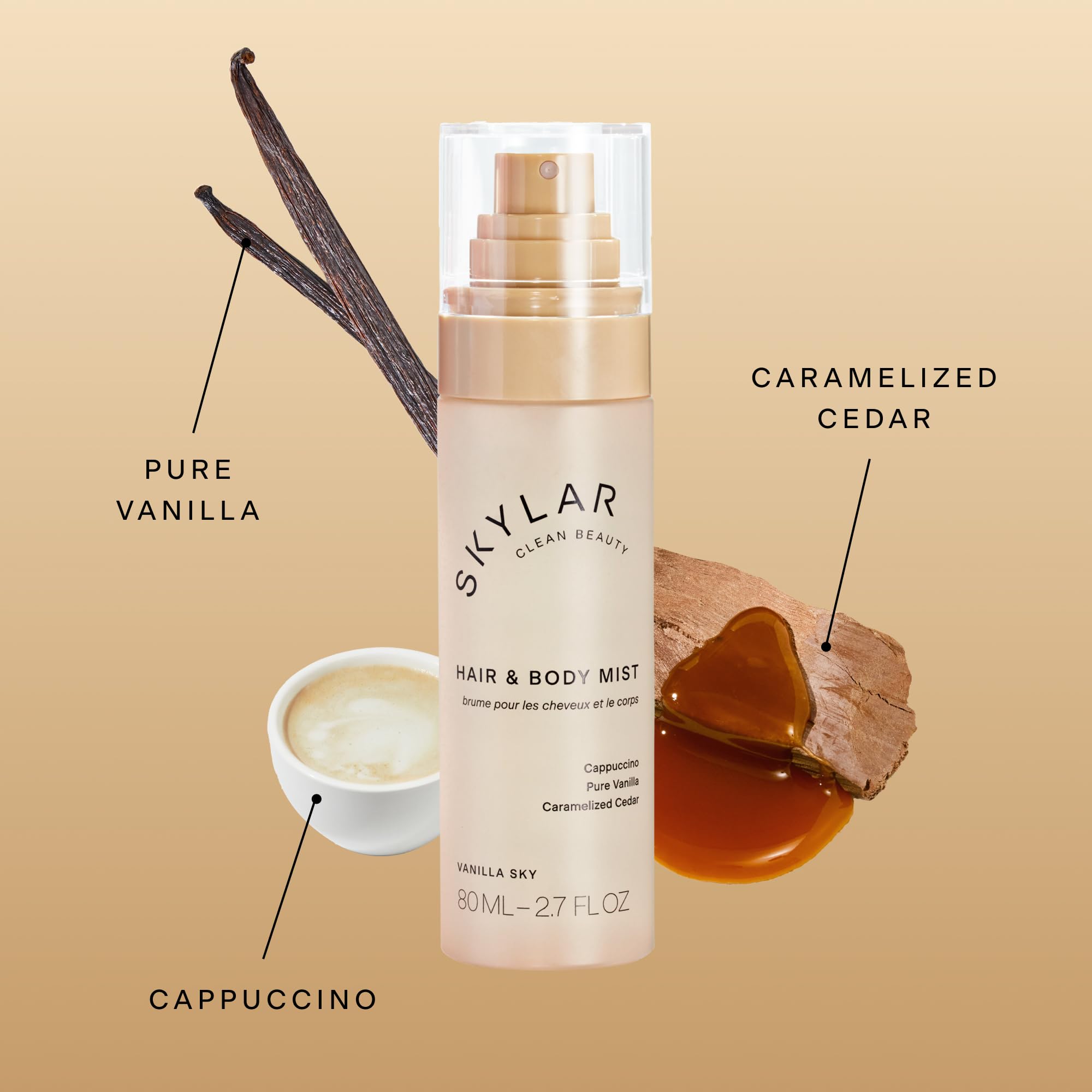 Side profile of Skylar Vanilla Sky 80 milliliter mist