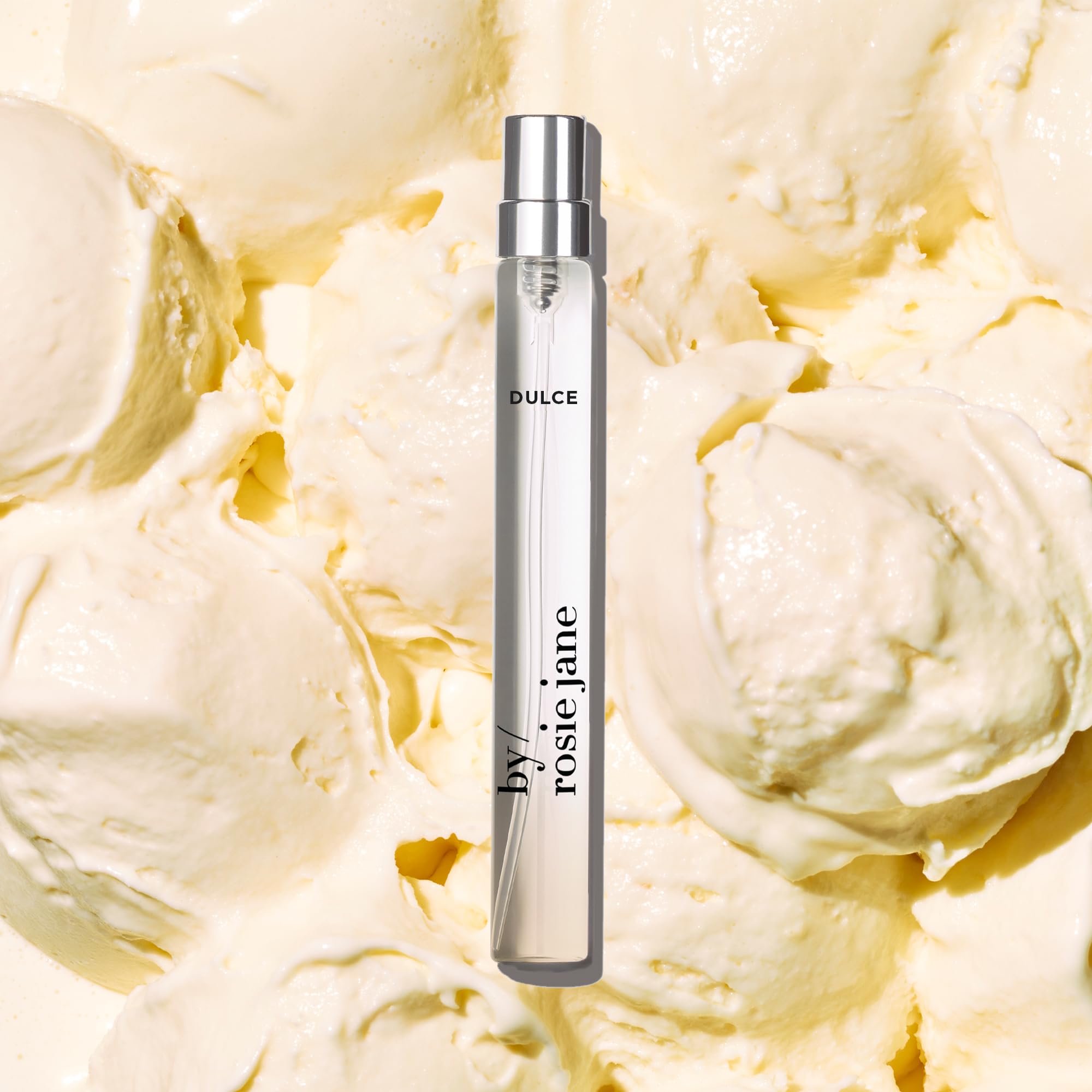 Dulce eau de parfum travel size packaging detailing