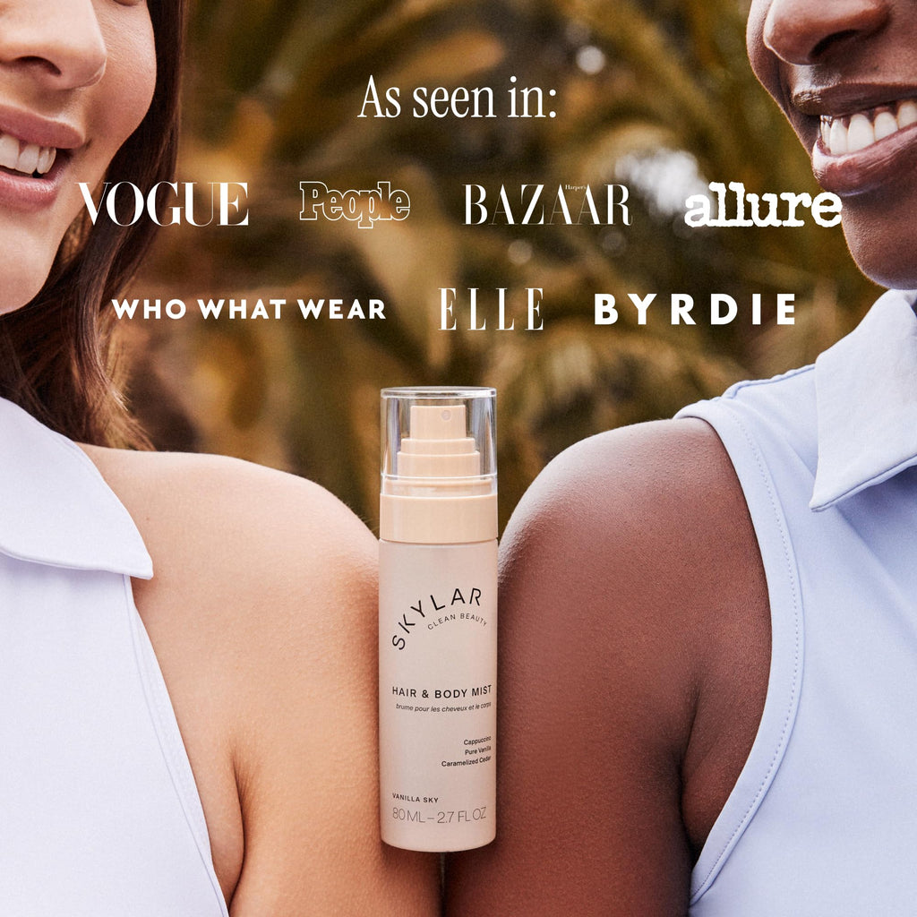 Skylar Vanilla Sky ingredients and clean beauty label
