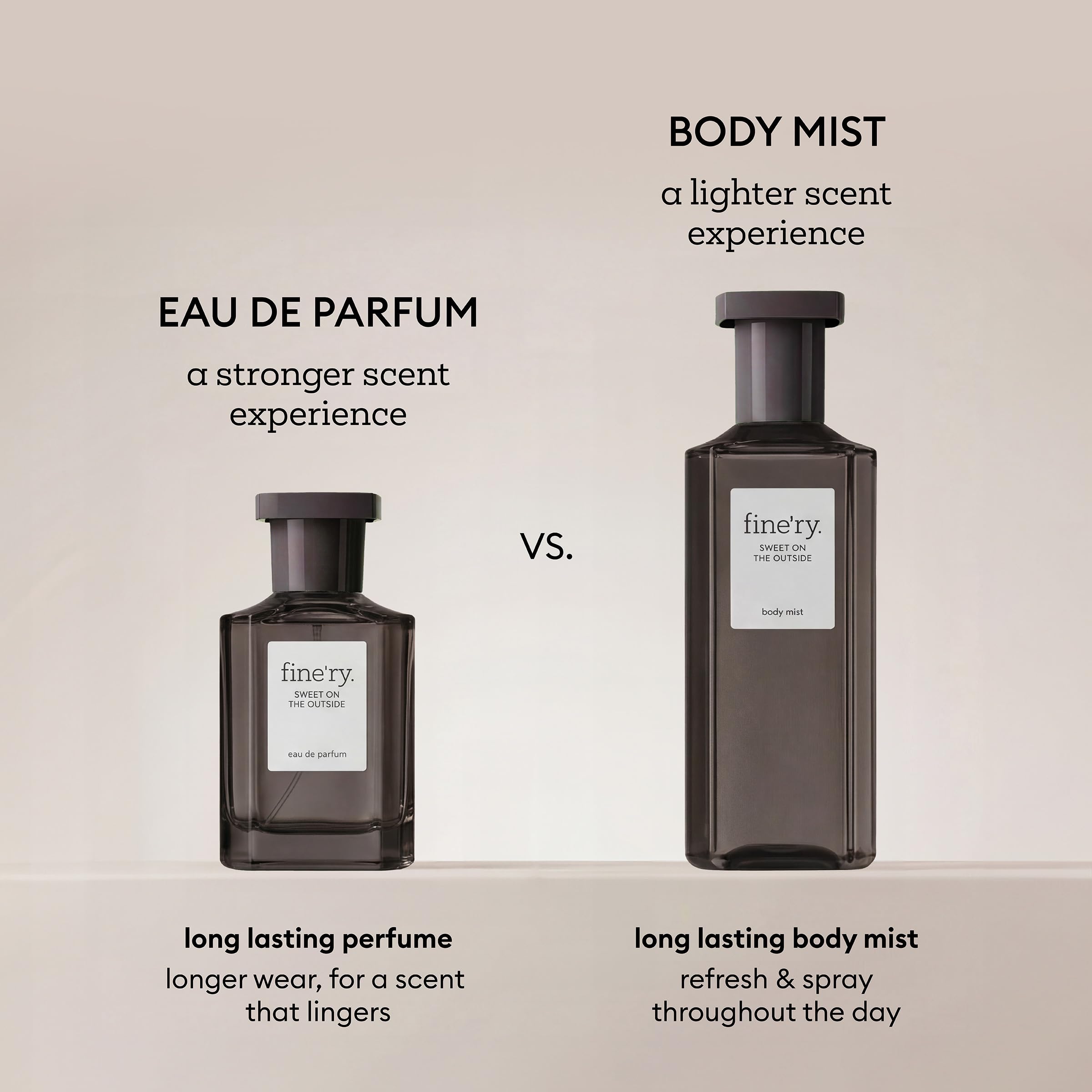 Fine'ry clean beauty paraben free body mist close up view