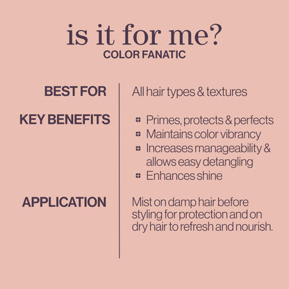 Pureology Color Fanatic vegan hair care product branding