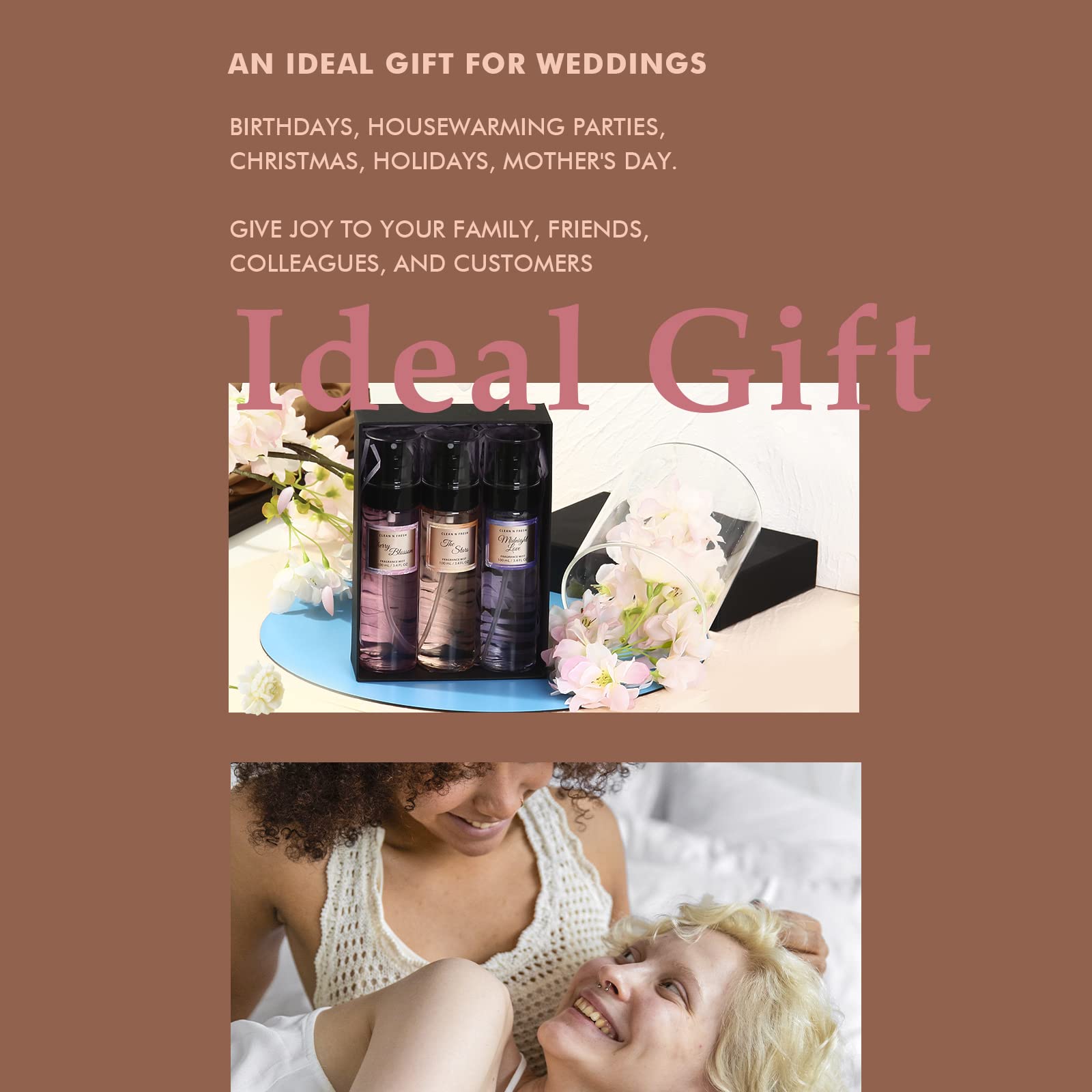 Authentic USA imported Clean-N-Fresh body mist set in original packaging.