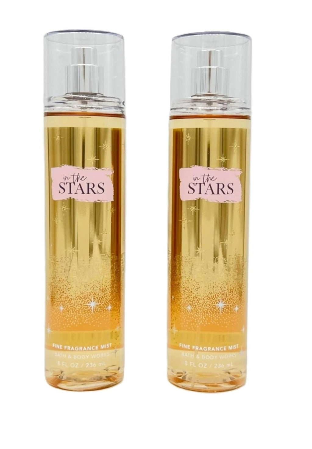 Authentic USA imported In The Stars body spray star design packaging