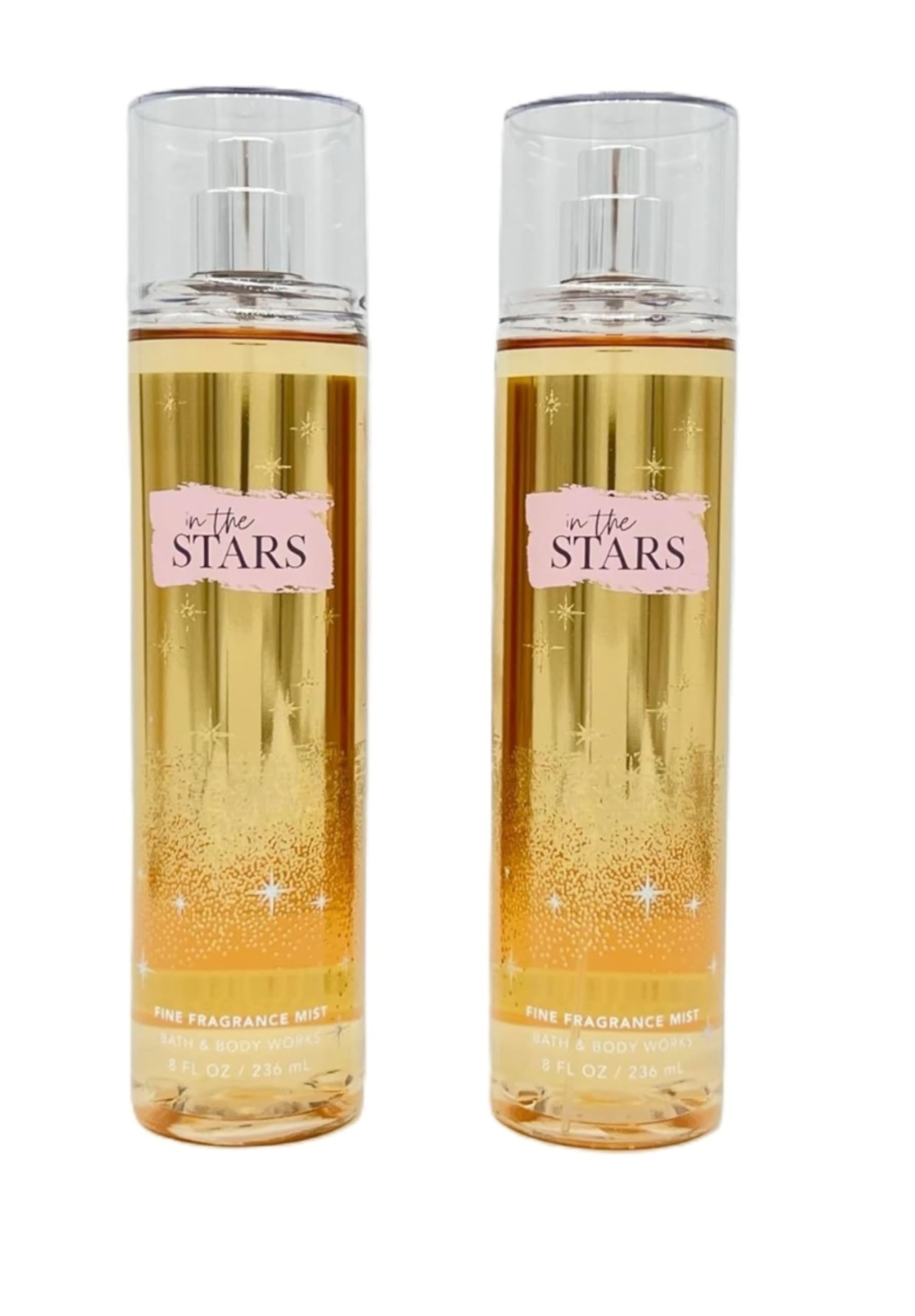 Authentic USA imported In The Stars body spray star design packaging
