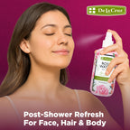 De La Cruz rose water mist for aromatherapy and relaxation