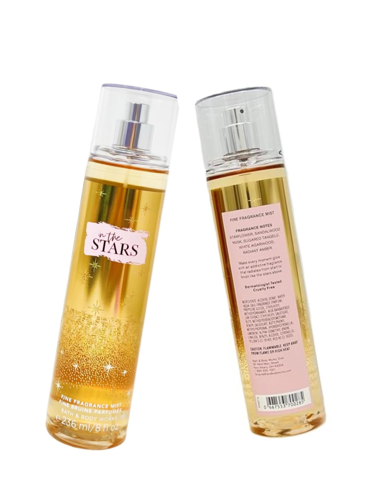 Premium imported Bath and Body Works starflower and sandalwood scent mist