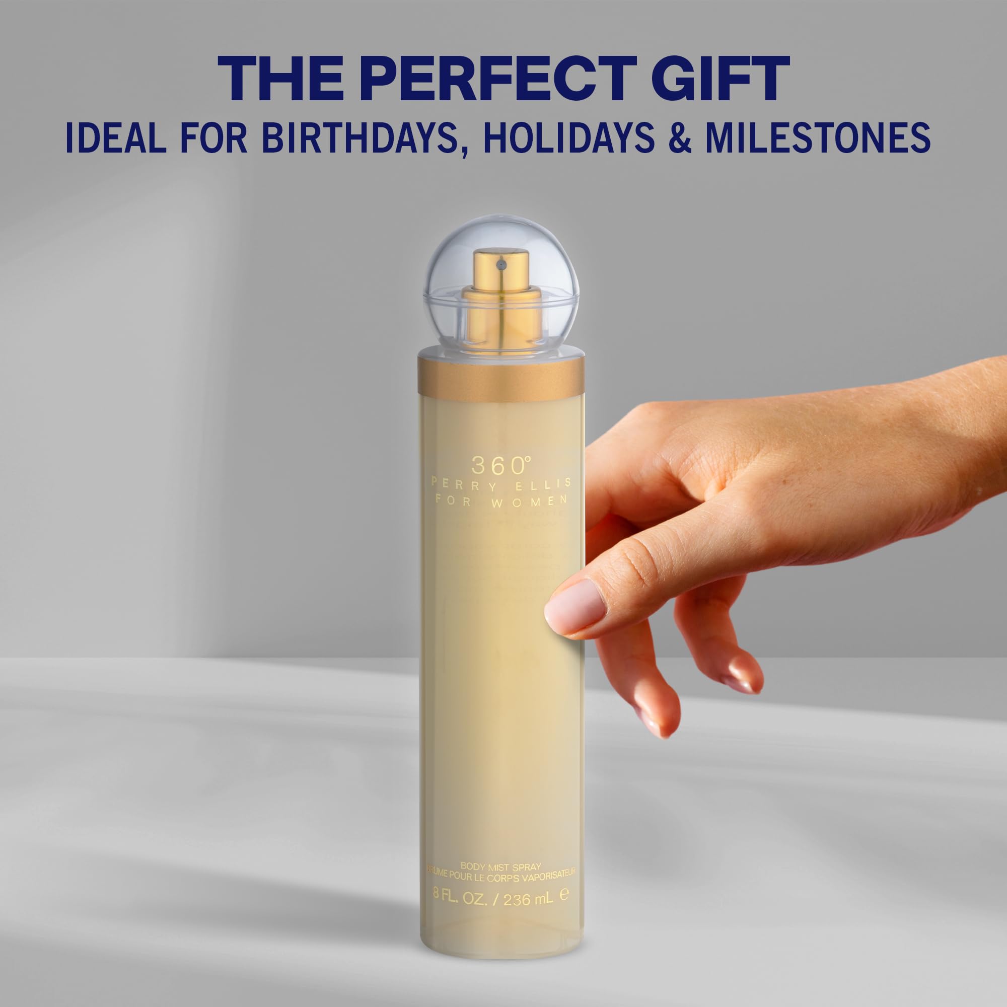 Perry Ellis 360 body mist spray nozzle detail