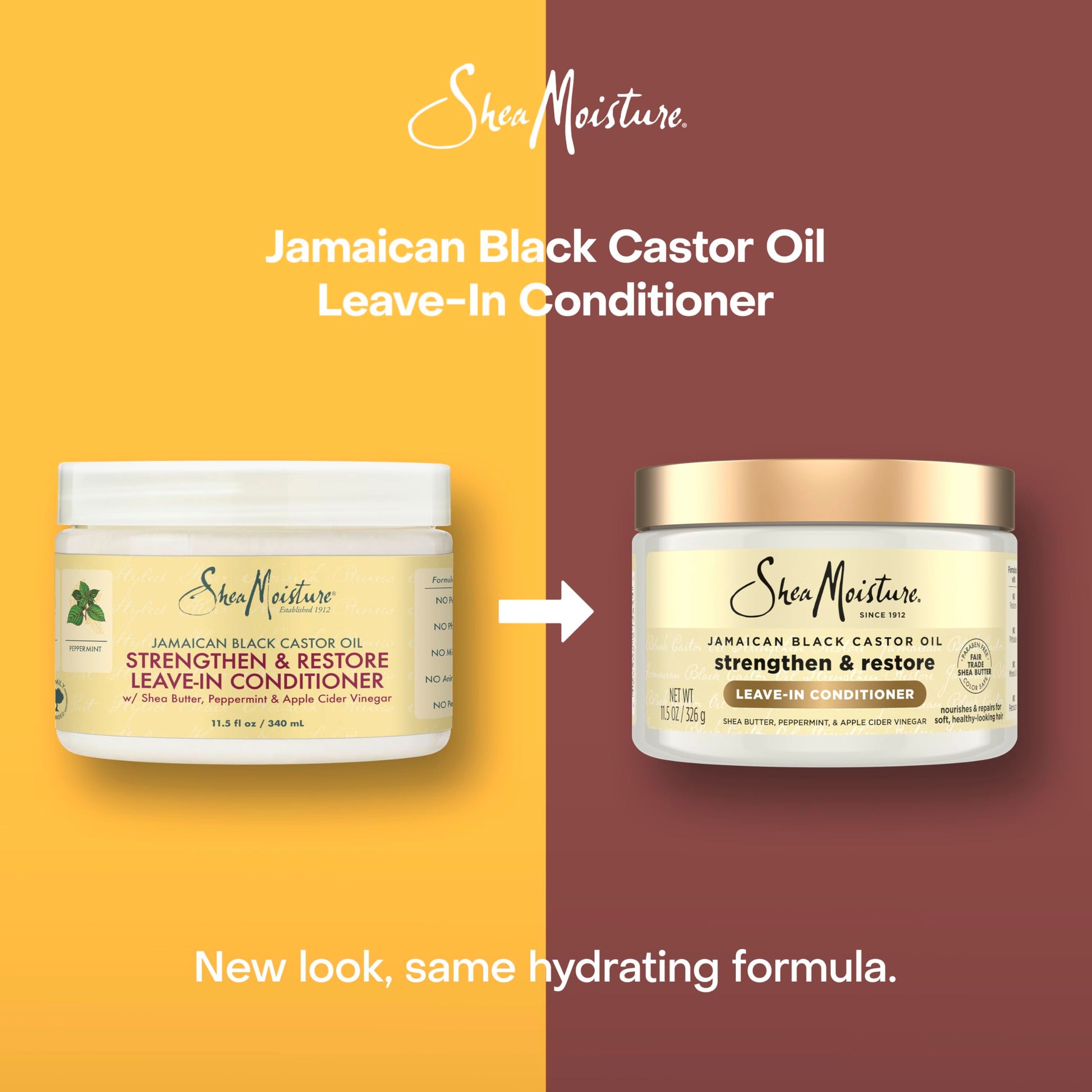 Product texture and consistency of Shea Moisture castor oil conditioner
