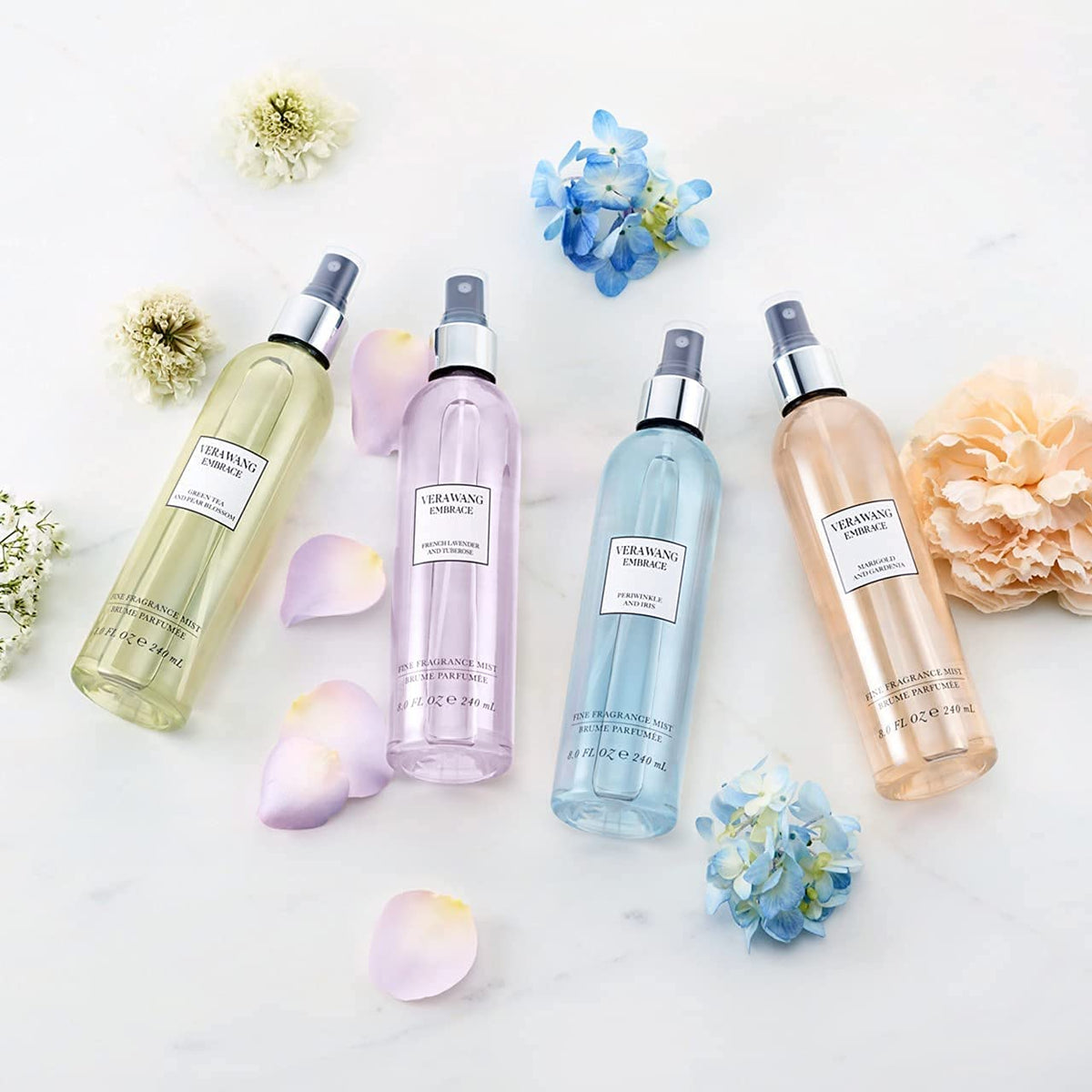 Authentic Vera Wang Embrace fragrance mist bottle for daily use