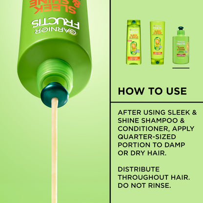 Close up of Garnier Fructis packaging branding