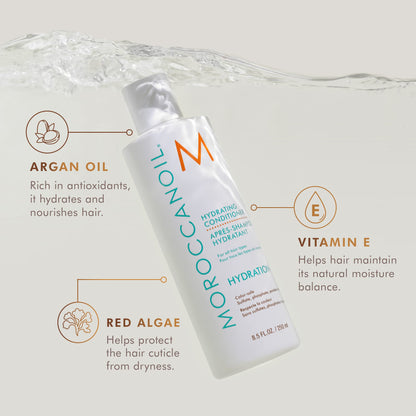 Moroccanoil argan oil conditioner bottle branding detail