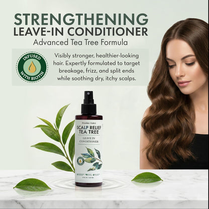 Pharm To Table tea tree spray showing hydrating scalp treatment benefits