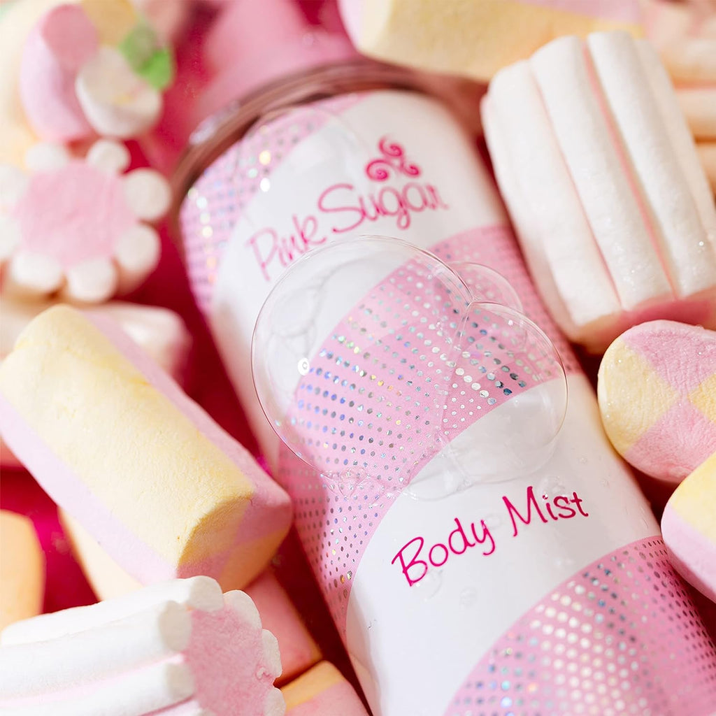 Pink Sugar perfume glass bottle design detail