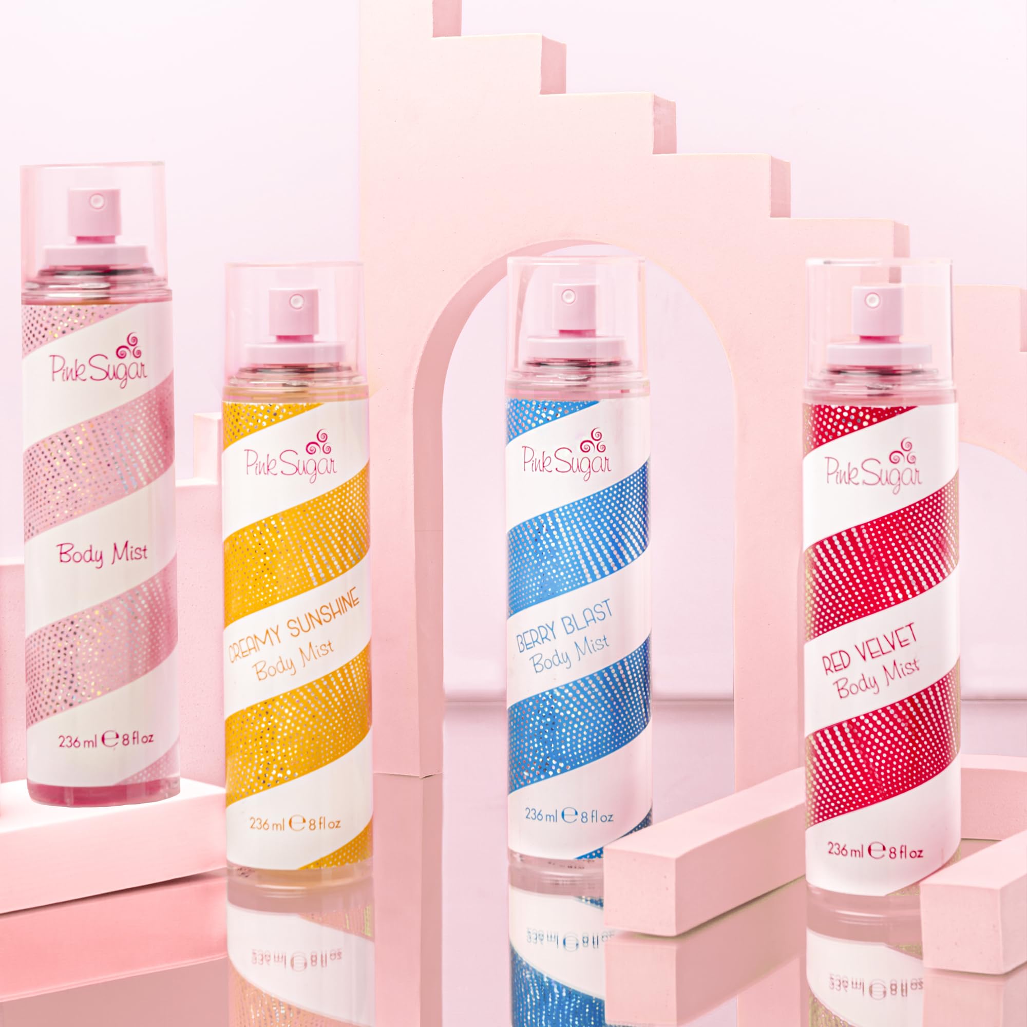 Authentic Pink Sugar fragrance packaging for women
