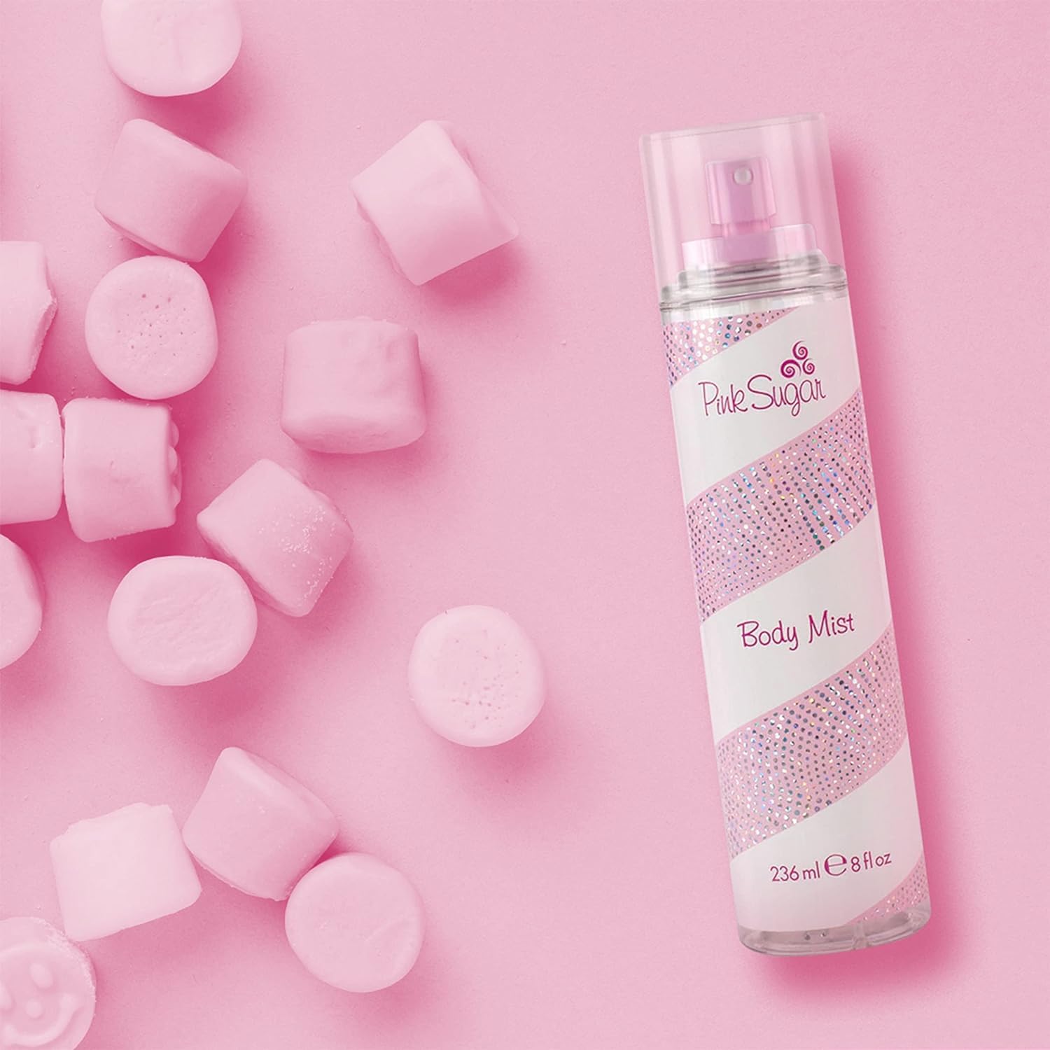 Side profile of Pink Sugar Eau de Toilette spray