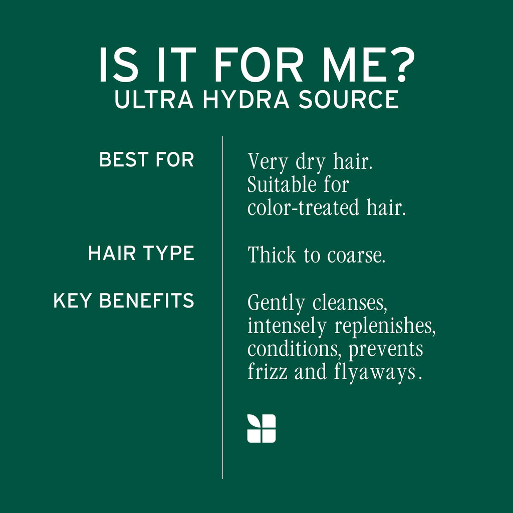 Back view of Biolage Ultra Hydra Source Conditioner bottle
