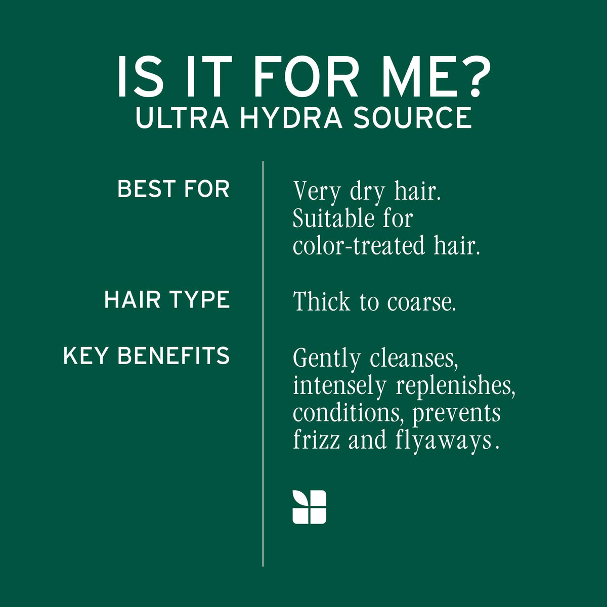 Back view of Biolage Ultra Hydra Source Conditioner bottle