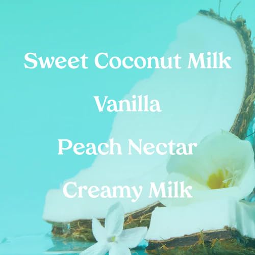 Kopari creamy coconut fragrance spray bottle detailing four fluid ounces size info
