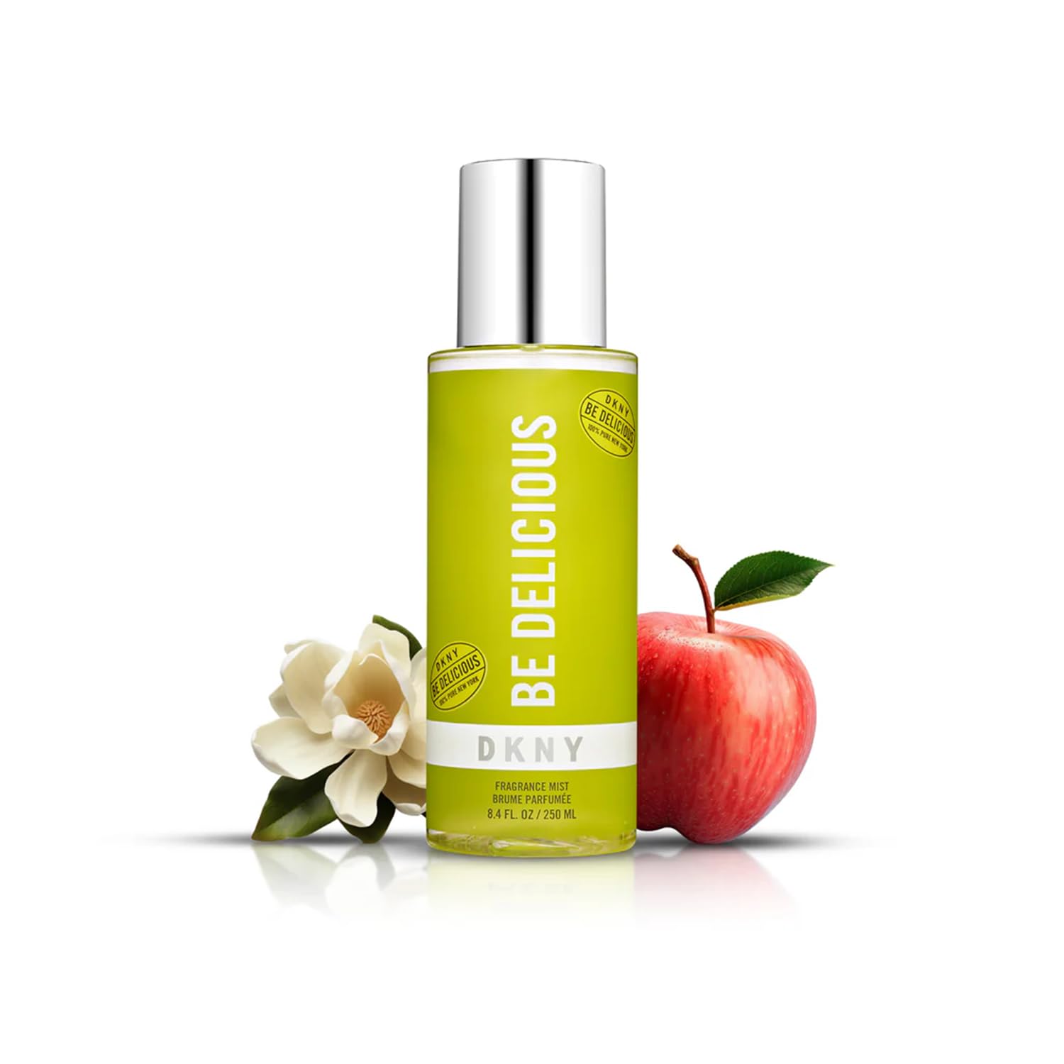 DKNY Be Delicious body mist 250 milliliters bottle design
