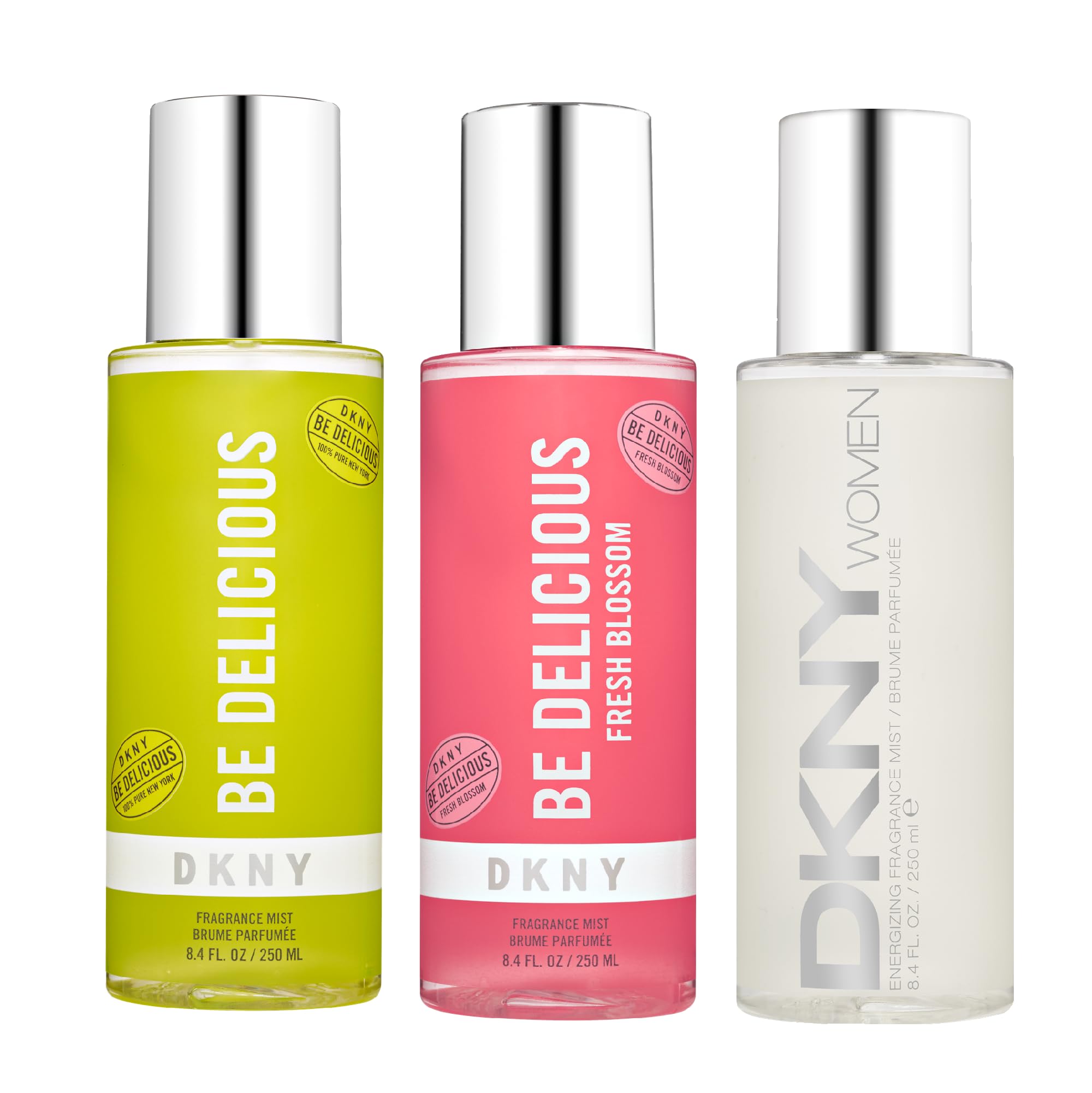 DKNY Be Delicious 8.4 Fluid Ounce fragrance mist packaging