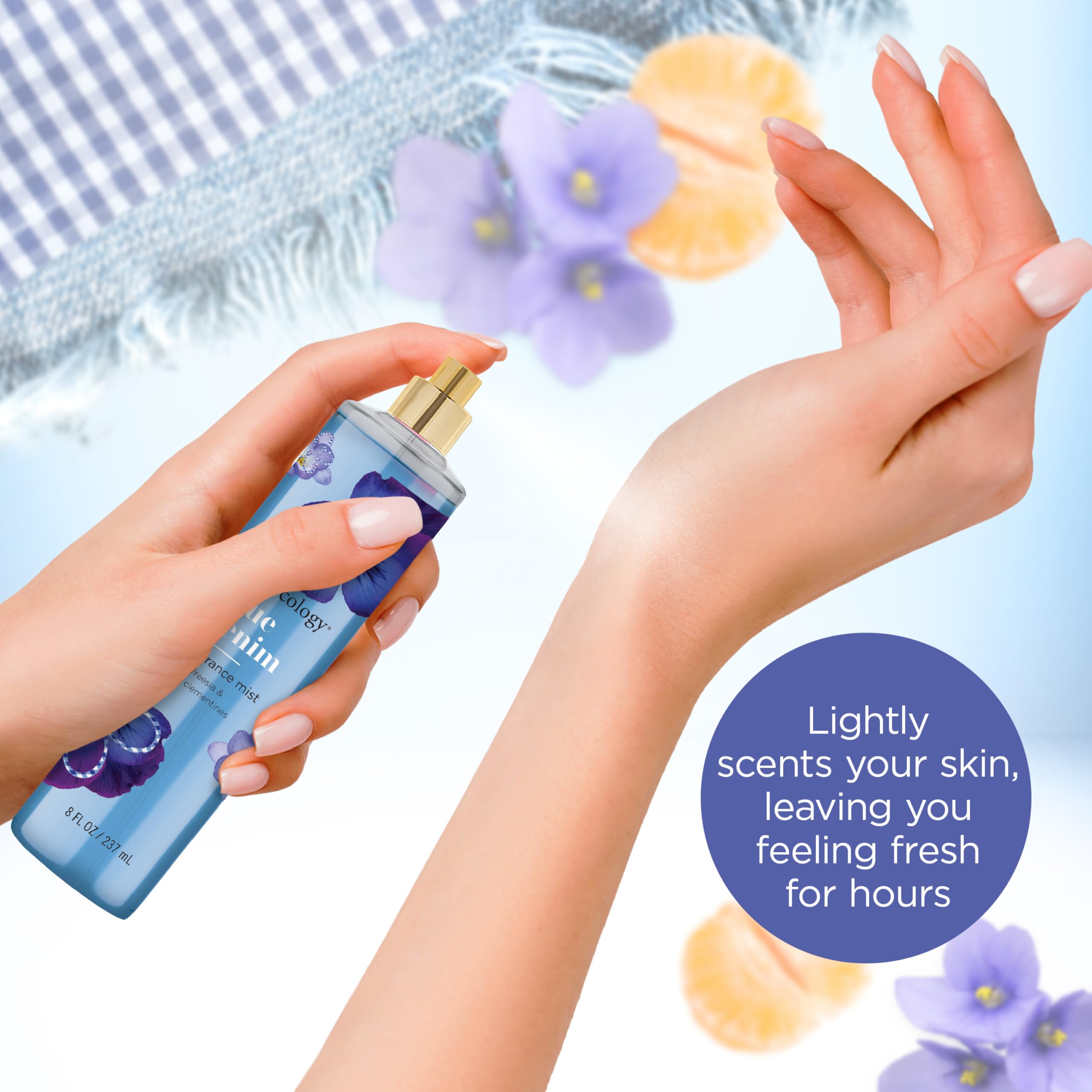 Authentic USA imported Bodycology fruity floral body spray pack of two