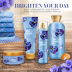 Bodycology clementine and blue freesia scented body spray package
