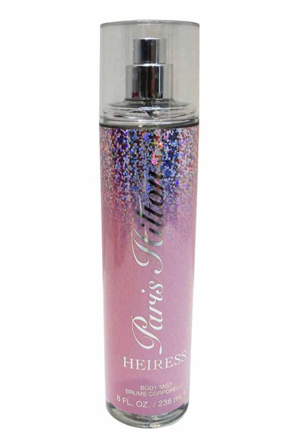 Authentic Paris Hilton Heiress body mist spray bottle packaging