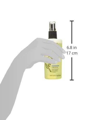 Jean Nate Original citrus scented body mist showing ingredient details and Vitamin E enriched label.