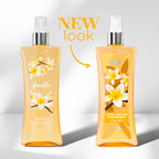 Two bottles of Body Fantasies Vanilla fragrance mist