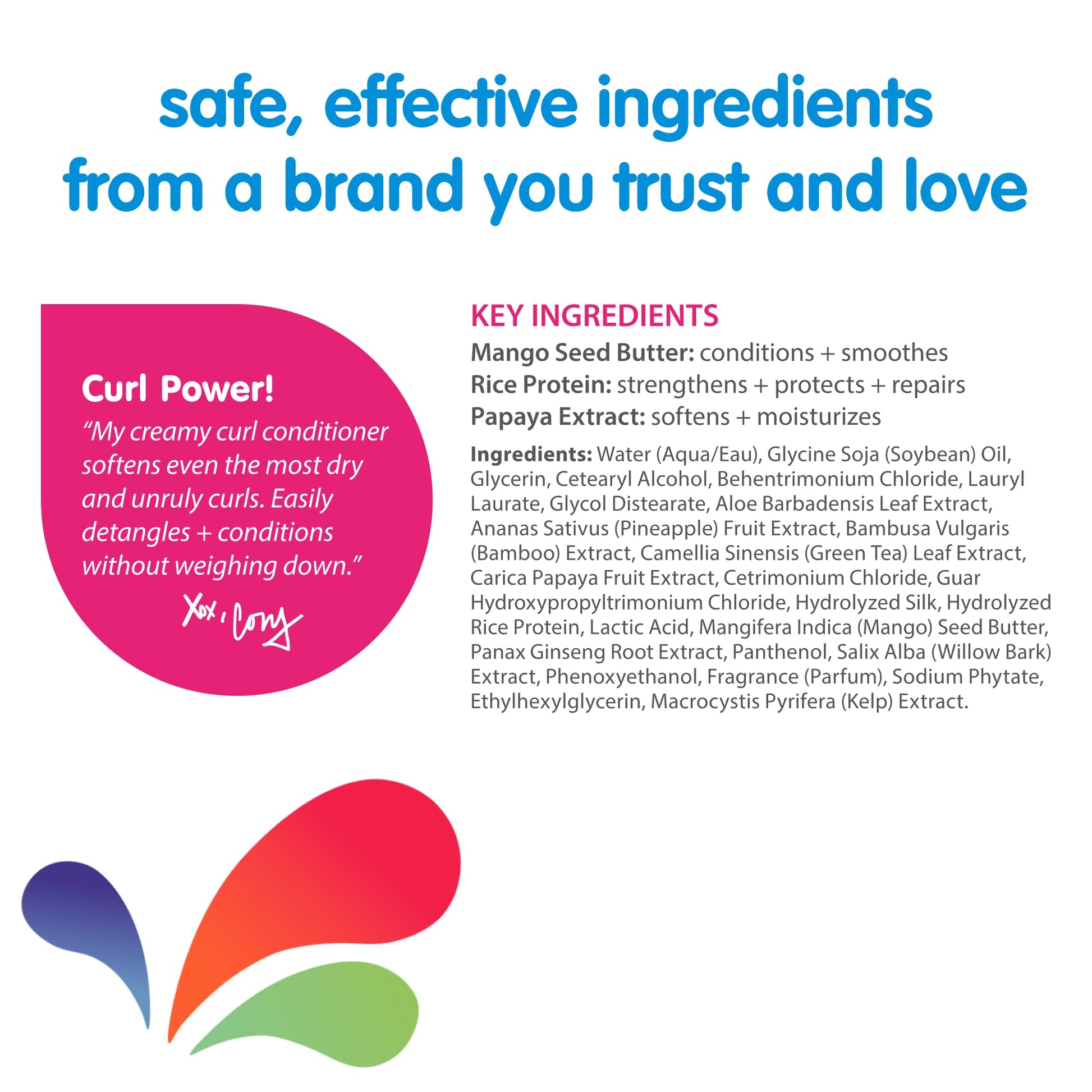 SoCozy curl conditioner packaging for curly hair care