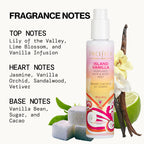 Travel size Pacifica Island Vanilla hair and body mist