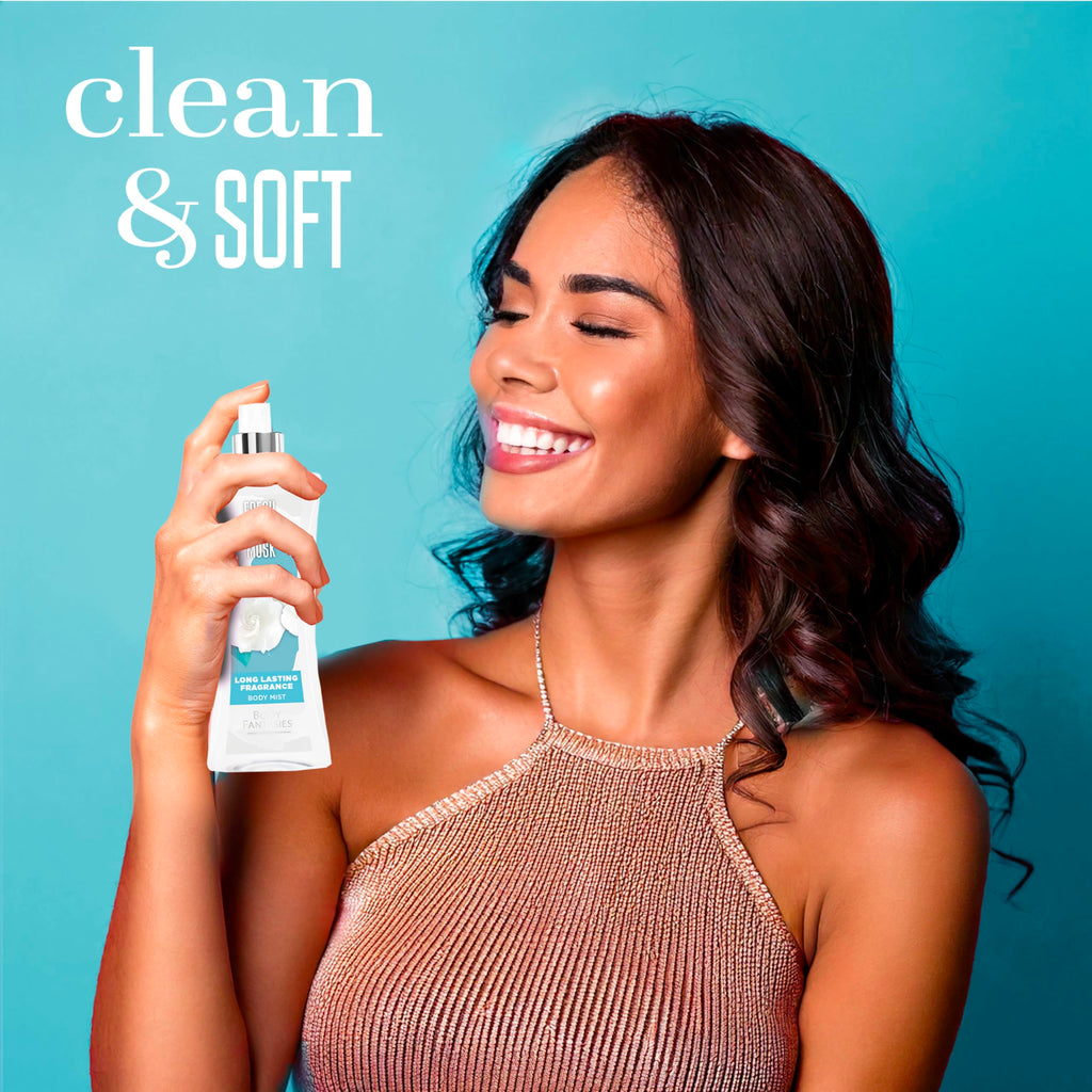 Body Fantasies Fresh White Musk spray cap detail