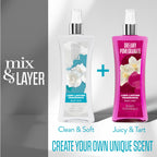 Lifestyle shot of Body Fantasies fragrance body mist