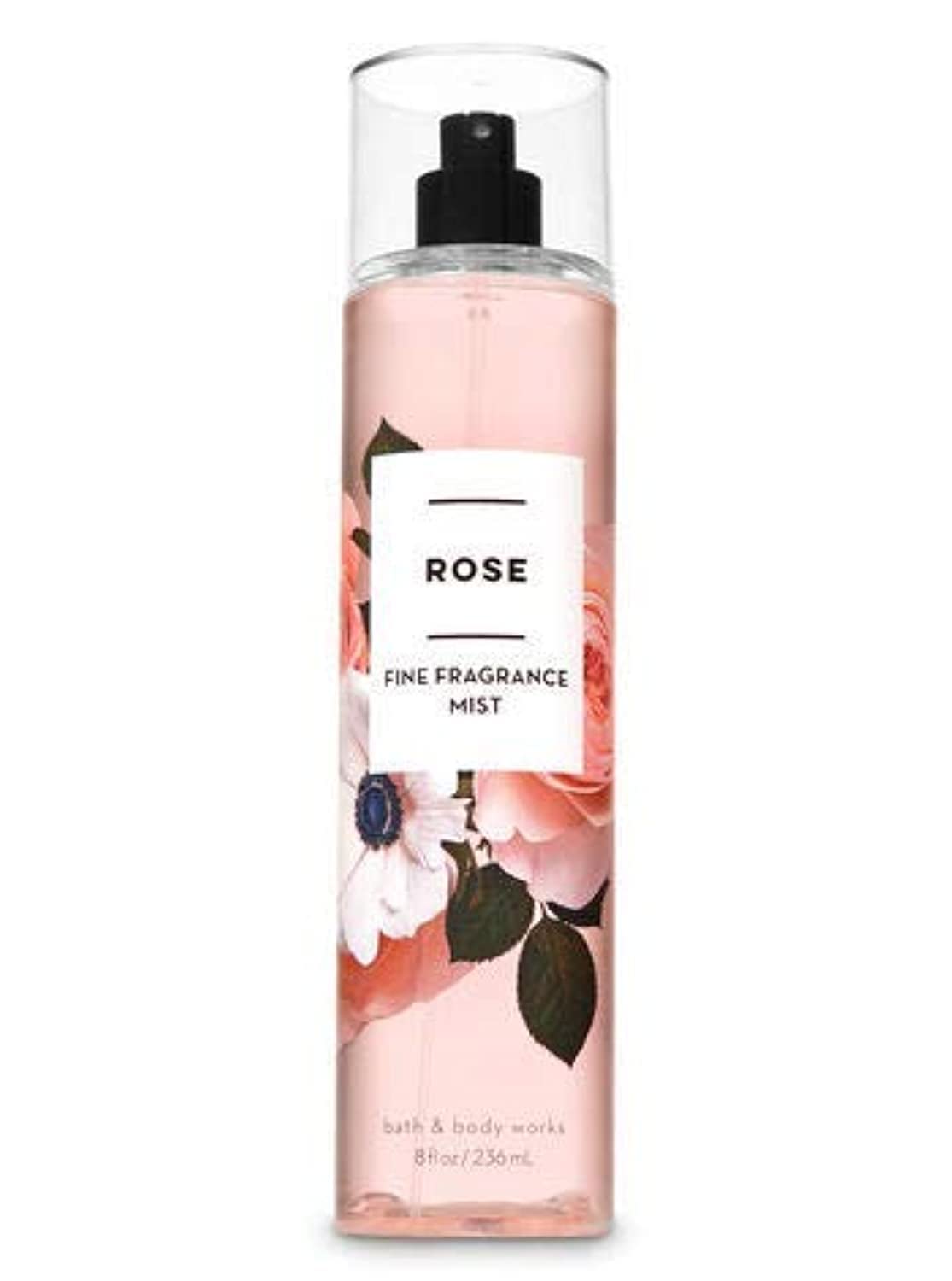 Bath And Body Works Rose Fine Fragrance Mist 236 milliliter packaging