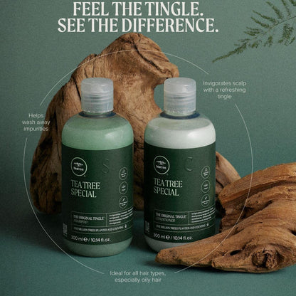 Tea Tree Special Conditioner bottle cap and dispensing nozzle