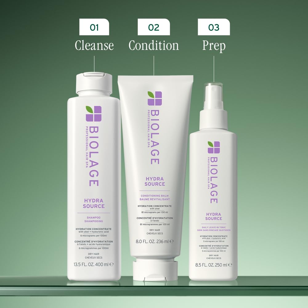 Biolage Hydra Source Conditioning Balm for salon quality hair