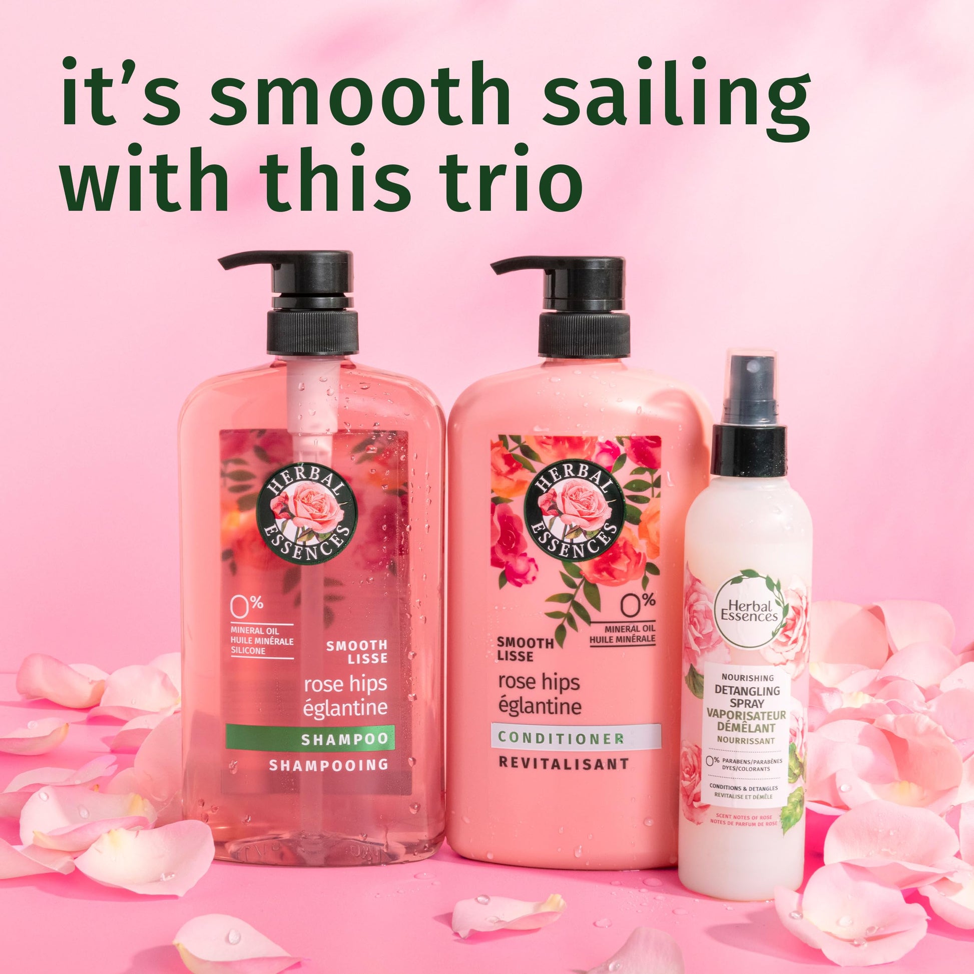 Close up of Herbal Essences conditioner branding