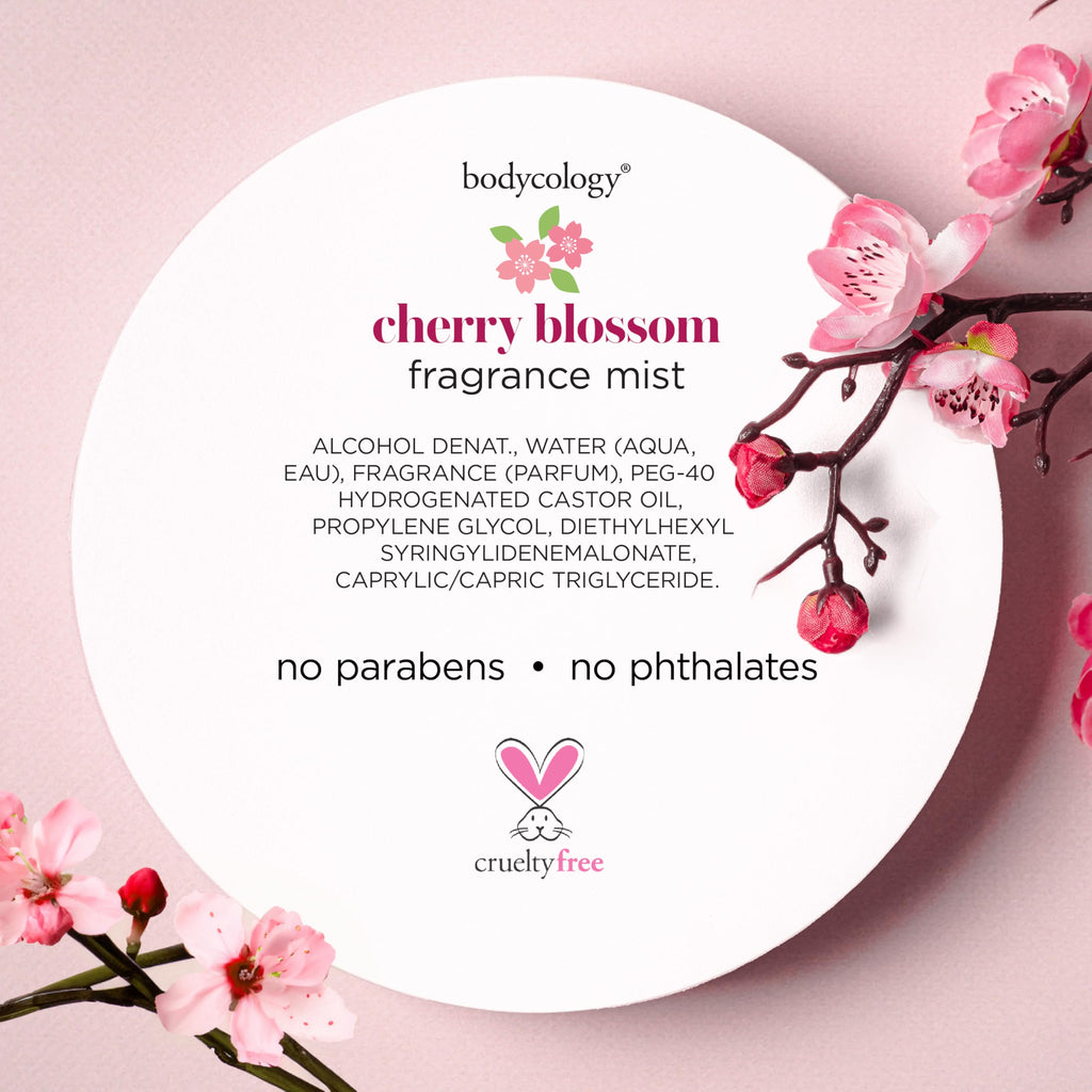 Travel size friendly Bodycology Cherry Blossom body mist