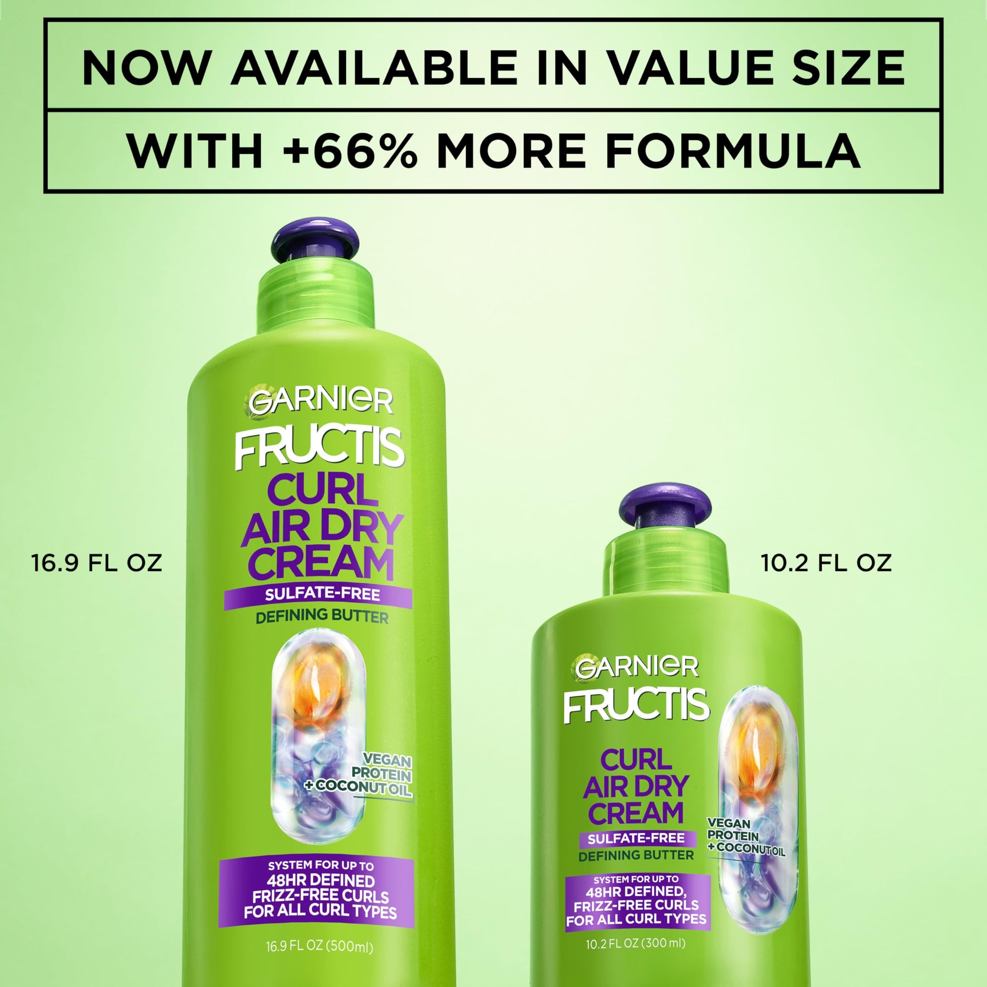 Texture and application of Garnier Fructis curl defining cream