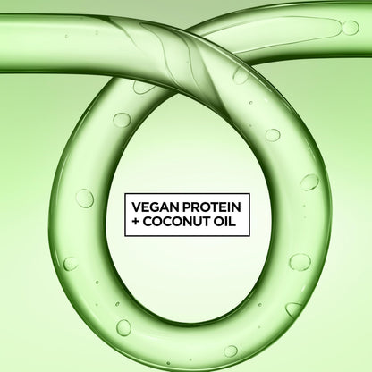 Close up of Garnier Fructis Curl Nourish label and size