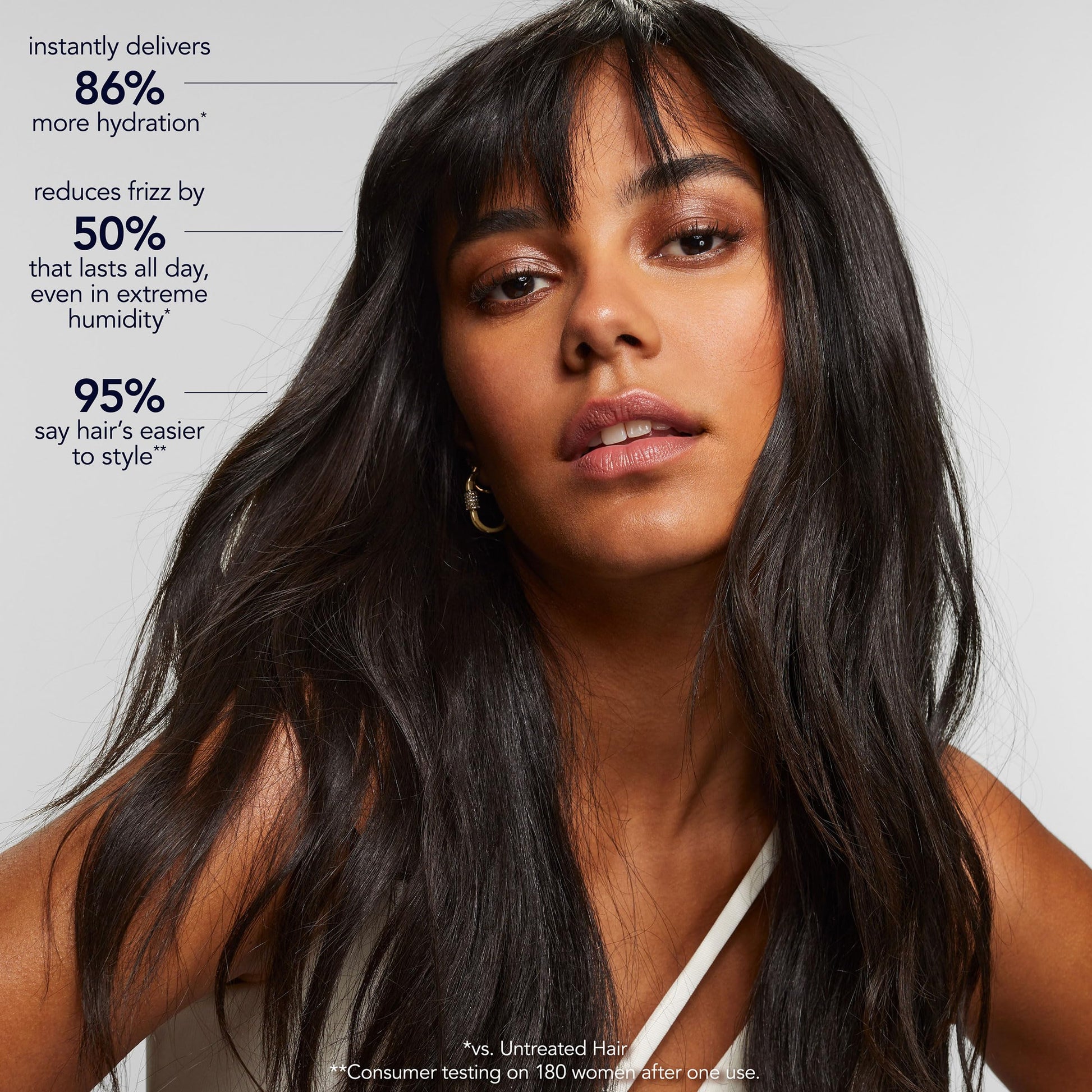 Bumble and bumble Hairdresser's Invisible Oil Heat/UV Protection Primer bottle showing product directions.